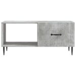 vidaXL Konferenčný stolík Betónovo sivá 90 x 50 x 40 cm – Obrázok 4