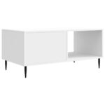 vidaXL Konferenčný stolík Biela s vysokým leskom 90 x 50 x 40 cm – Obrázok 7