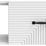 vidaXL Konferenčný stolík Biela s vysokým leskom 90 x 50 x 40 cm – Obrázok 9
