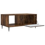 vidaXL Konferenčný stolík Dymový dub 90 x 50 x 40 cm Kompozitné drevo – Obrázok 3