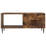vidaXL Konferenčný stolík Dymový dub 90 x 50 x 40 cm Kompozitné drevo – Obrázok 4