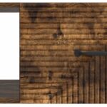 vidaXL Konferenčný stolík Dymový dub 90 x 50 x 40 cm Kompozitné drevo – Obrázok 8