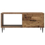vidaXL Konferenčný stolík Staré drevo 90 x 50 x 40 cm Kompozitné drevo – Obrázok 4