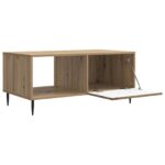 vidaXL Konferenčný stolík Dub artisan 90 x 50 x 40 cm Kompozitné drevo – Obrázok 4