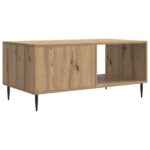 vidaXL Konferenčný stolík Dub artisan 90 x 50 x 40 cm Kompozitné drevo – Obrázok 7