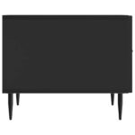 vidaXL Konferenčný stolík Čierna 49 x 50 x 40 cm Kompozitné drevo – Obrázok 5