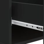 vidaXL Konferenčný stolík Čierna 49 x 50 x 40 cm Kompozitné drevo – Obrázok 7