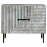 vidaXL Konferenčný stolík so zásuvkou Betónovo sivá 49 x 50 x 40 cm – Obrázok 5