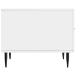 vidaXL Konferenčný stolík Biela s vysokým leskom 49 x 50 x 40 cm – Obrázok 5