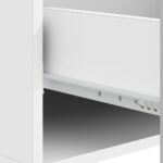 vidaXL Konferenčný stolík Biela s vysokým leskom 49 x 50 x 40 cm – Obrázok 7