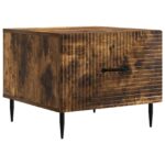 vidaXL Konferenčný stolík Dymový dub 49 x 50 x 40 cm Kompozitné drevo – Obrázok 2