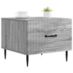 vidaXL Konferenčný stolík Sivá sonoma 49 x 50 x 40 cm Kompozitné drevo – Obrázok 3