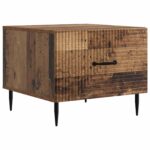 vidaXL Konferenčný stolík Staré drevo 49 x 50 x 40 cm Kompozitné drevo – Obrázok 2