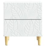 vidaXL Nočný stolík 2 pcs Biela 43 x 34,5 x 48 cm Kompozitné drevo – Obrázok 4