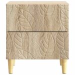 vidaXL Nočný stolík Dub sonoma 43 x 34,5 x 48 cm Kompozitné drevo – Obrázok 3
