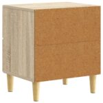 vidaXL Nočný stolík Dub sonoma 43 x 34,5 x 48 cm Kompozitné drevo – Obrázok 5