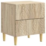 vidaXL Nočný stolík 2 pcs Dub sonoma 43 x 34,5 x 48 cm – Obrázok 2