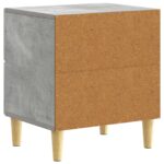 vidaXL Nočný stolík Betónovo sivá 43 x 34,5 x 48 cm Kompozitné drevo – Obrázok 5