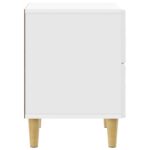 vidaXL Nočný stolík 2 pcs Biela s vysokým leskom 43 x 34,5 x 48 cm – Obrázok 5