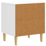 vidaXL Nočný stolík 2 pcs Biela s vysokým leskom 43 x 34,5 x 48 cm – Obrázok 6