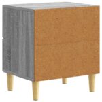 vidaXL Nočný stolík Sivý Sonoma 43 x 34,5 x 48 cm Kompozitné drevo – Obrázok 5
