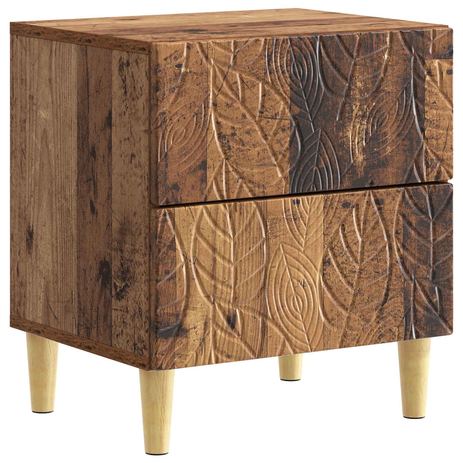 895001_1.jpg vidaXL Nočný stolík Staré drevo 43 x 34,5 x 48 cm Kompozitné drevo – Obrázok 1