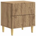 vidaXL Nočný stolík 2 pcs Dub artisan 43 x 34,5 x 48 cm – Obrázok 2
