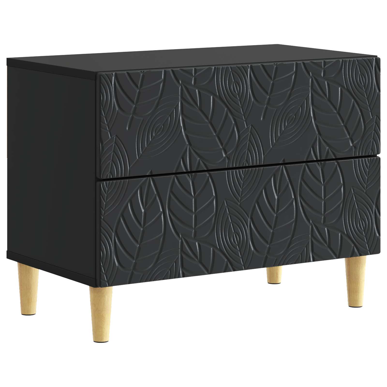 895006_1.jpg vidaXL Nočný stolík Čierna 62 x 34,5 x 48 cm Kompozitné drevo – Obrázok 1