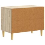 vidaXL Nočný stolík Dub sonoma 62 x 34,5 x 48 cm Kompozitné drevo – Obrázok 5