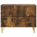 vidaXL Nočný stolík Dymový dub 62 x 34,5 x 48 cm Kompozitné drevo – Obrázok 3