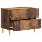 vidaXL Nočný stolík Staré drevo 62 x 34,5 x 48 cm Kompozitné drevo – Obrázok 2