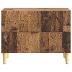 vidaXL Nočný stolík Staré drevo 62 x 34,5 x 48 cm Kompozitné drevo – Obrázok 3