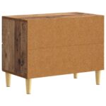vidaXL Nočný stolík Staré drevo 62 x 34,5 x 48 cm Kompozitné drevo – Obrázok 5