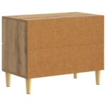 vidaXL Nočný stolík Dub artisan 62 x 34,5 x 48 cm Kompozitné drevo – Obrázok 5
