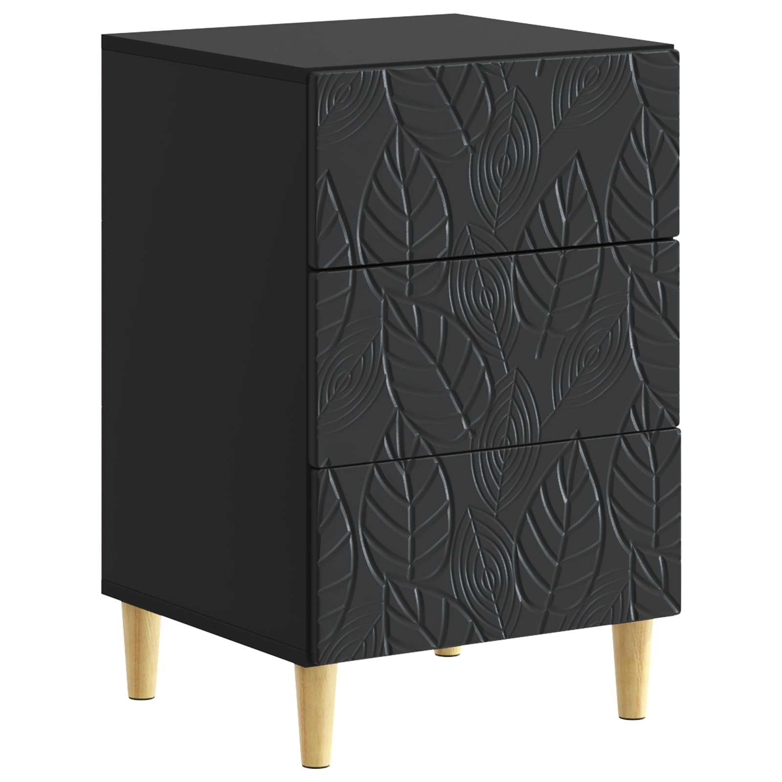 895016_1.jpg vidaXL Nočný stolík Čierna 43 x 39,5 x 66,5 cm Kompozitné drevo – Obrázok 1