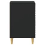 vidaXL Nočný stolík Čierna 43 x 39,5 x 66,5 cm Kompozitné drevo – Obrázok 4