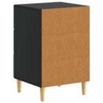 vidaXL Nočný stolík Čierna 43 x 39,5 x 66,5 cm Kompozitné drevo – Obrázok 5