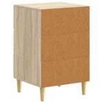 vidaXL Nočný stolík Dub sonoma 43 x 39,5 x 66,5 cm Kompozitné drevo – Obrázok 5
