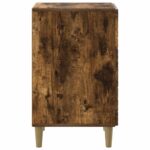 vidaXL Nočný stolík Dymový dub 43 x 39,5 x 66,5 cm Kompozitné drevo – Obrázok 4
