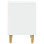 vidaXL Nočný stolík Biela 43 x 34,5 x 50 cm Kompozitné drevo – Obrázok 4