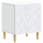vidaXL Nočný stolík 2 pcs Biela 43 x 34,5 x 50 cm Kompozitné drevo – Obrázok 2