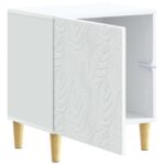 vidaXL Nočný stolík 2 pcs Biela 43 x 34,5 x 50 cm Kompozitné drevo – Obrázok 3
