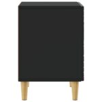 vidaXL Nočný stolík Čierna 43 x 34,5 x 50 cm Kompozitné drevo – Obrázok 4