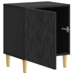 vidaXL Nočný stolík 2 pcs Čierna 43 x 34,5 x 50 cm Kompozitné drevo – Obrázok 3