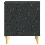 vidaXL Nočný stolík 2 pcs Čierna 43 x 34,5 x 50 cm Kompozitné drevo – Obrázok 4