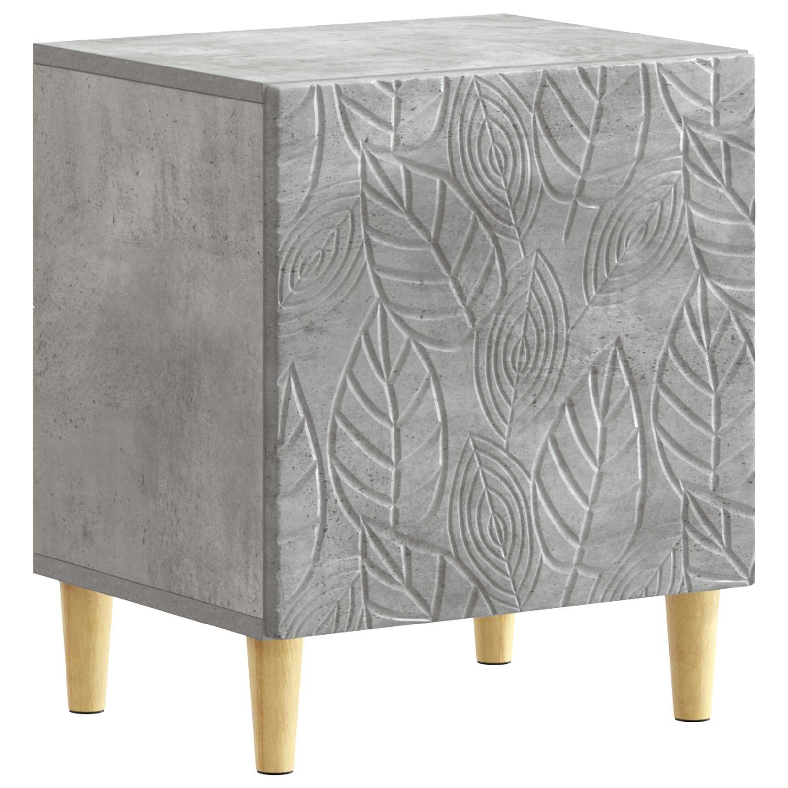 895031_1.jpg vidaXL Nočný stolík Betónovo sivá 43 x 34,5 x 50 cm Kompozitné drevo – Obrázok 1