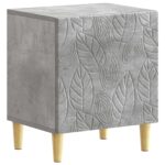 vidaXL Nočný stolík 2 pcs Betónovo sivá 43 x 34,5 x 50 cm – Obrázok 2