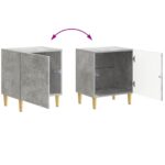 vidaXL Nočný stolík 2 pcs Betónovo sivá 43 x 34,5 x 50 cm – Obrázok 9