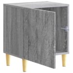 vidaXL Nočný stolík Sivý Sonoma 43 x 34,5 x 50 cm Kompozitné drevo – Obrázok 2