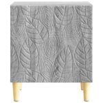 vidaXL Nočný stolík 2 pcs Sivý Sonoma 43 x 34,5 x 50 cm – Obrázok 4